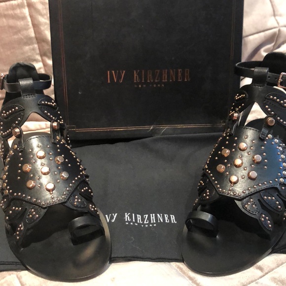 Ivy Kirzhner Shoes - IVY KIRZHNER Gladiator Embellished Sandals NWOTS